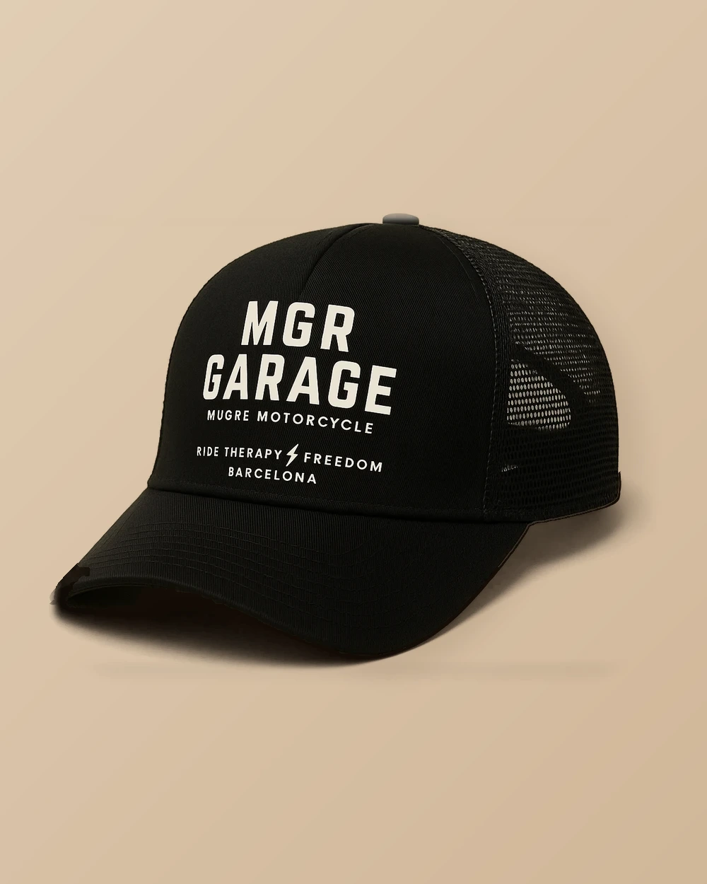 Gorra GARAGE BLACK de Mugre Motorcycle