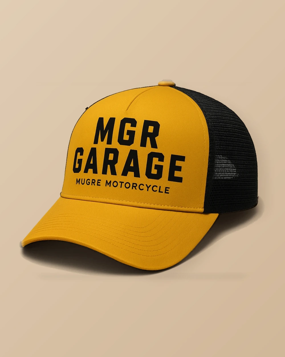 Gorra GARAGE YELLOW de Mugre Motorcycle