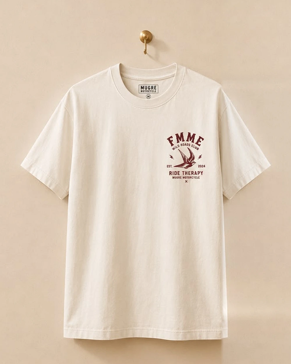 Camiseta FEMME de Mugre Motorcycle, vista delantera